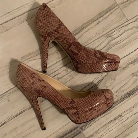 Enzo angolini platform pump snakeskin - Picture 1 of 7